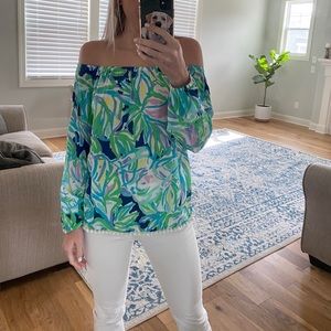 Lilly Pulitzer Off-the-Shoulder Top - Size XS